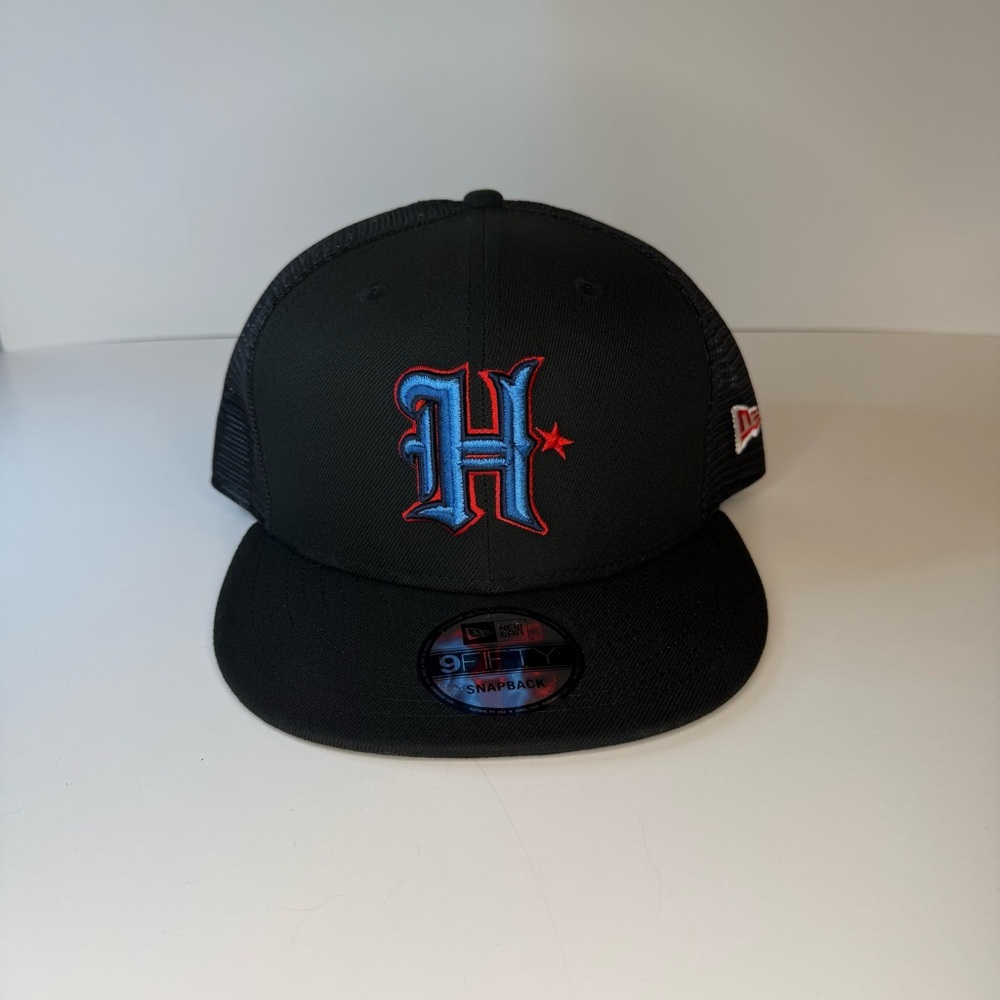 Houston Texans New Era 9SEVENTY Trucker Snapback Hat Black Alternate H Logo NEW